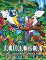 Adult Coloring Book - Forest and Birds Coloring Book: Easy Coloring Books for Grown-Ups Contain Magical Rain Forest Coloring and Amazing Birds Design - LOUNGE,  Kreatif - 9781699168578