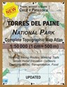 Updated Torres del Paine National Park Complete Topographic Map Atlas 1 - Sergio Mazitto - 9781702115407