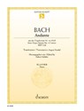 Bach, J: Andante from Organ Sonata No. 4 E Minor Bwv 528 for - Johann Sebastan Bach - 9781705171820