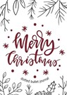 Merry Christmas Dotted Bullet Journal - Blank Classic - 9781774379615