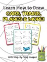Learn How to Draw Cars, Trains, Planes & More! - Engage Books - 9781774761168