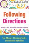 Following Directions (Grades 3-6 + SPED): Six-Minute Thinking Skills - Janine Toole - 9781775285229
