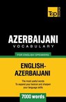 Azerbaijani vocabulary for English speakers - 7000 words - Andrey Taranov - 9781780716886