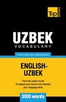 Uzbek vocabulary for English speakers - 3000 words - Andrey Taranov - 9781780717210