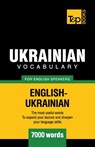 Ukrainian vocabulary for English speakers - 7000 words - Andrey Taranov - 9781780718217