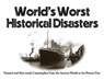 World's Worst Historical Disasters - Chris McNab - 9781782749820