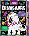 Scratch & Draw Dinosaurs - Scratch Art Activity Book - Nat Lambert - 9781787007185
