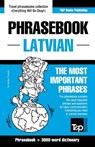 English-Latvian phrasebook & 3000-word topical vocabulary - Andrey Taranov - 9781787162648
