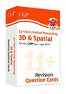 11+ CEM Revision Question Cards: Non-Verbal Reasoning 3D & Spatial - Ages 10-11 - CGP Books - 9781789085419