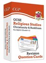GCSE AQA A Religious Studies: Christianity & Buddhism Revision Question Cards - CGP Books - 9781789085730