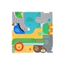 Wooden Puzzle + Play: Shaped Safari Animals -  - 9781797232041