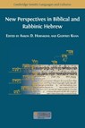 New Perspectives in Biblical and Rabbinic Hebrew - Aaron D Hornkohl ; Geoffrey Khan - 9781800641648