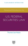 Advanced Introduction to U.S. Federal Securities Law - Thomas L. Hazen - 9781802206241