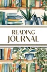 Reading Journal (Watercolor Bookshelves with Potted Plants) - Revive Stationery - 9781834121369