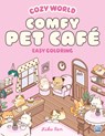 Cozy World Comfy Pet Café: Easy Coloring for Teens, Young Adults, and Adults - Kiku Ren - 9781836161813