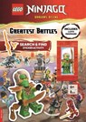 LEGO® NINJAGO®: Greatest Battles Search & Find Sticker Activity Book (with Lloyd minifigure and Golden Sabre) - LEGO® ; Buster Books - 9781837251742