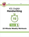 KS1 Year 1 English Handwriting 10-Minute Weekly Workouts - CGP Books - 9781837742042