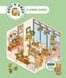 Cute 'n' Cozy Sticker Therapy: Flower Shops - Skittledog - 9781837761425