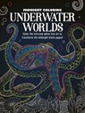 Midnight Coloring: Underwater Worlds: Color in Intricate White Line Art to Transform the Midnight Black Pages - Igloobooks - 9781837956388