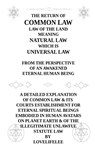 THE RETURN OF COMMON LAW LAW OF THE LAND - LOVE LIFE LEE - 9781839458972