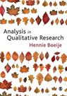 Analysis in Qualitative Research - Hennie Boeije - 9781847870070