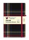 Stewart Modern Black Tartan Hardback Blank Notebook: Large 21cm x 13cm - Waverley Scotland - 9781849345699