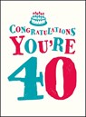 Congratulations You're 40 - EDWARDS,  Vicky - 9781849539029
