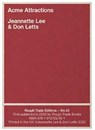 Acme Attractions - Jeannette Lee & Don Letts (RT#42) - Jeannette Lee Letts - 9781912722921