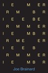 I Remember - Joe Brainard - 9781917092234