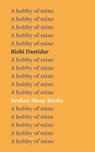 A Hobby of Mine - Rishi Dastidar - 9781917617000