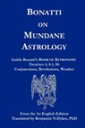 Bonatti on Mundane Astrology - Guido Bonatti - 9781934586105