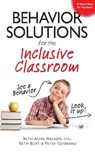 Behavior Solutions for the Inclusive Classroom - Beth Aune ; Beth Burt ; Peter Gennaro - 9781935274087