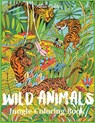Wild Animals Jungle Coloring Book - Alisa Calder - 9781947243804