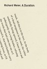 A Duration - Richard Meier - 9781950268788