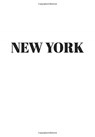 New York Hardcover White Decorative Book for Decorating Shelves, Coffee Tables, Home Decor, Stylish World Fashion Cities Design - Murre Book Decor - 9781951373078