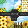 Sunflower Scrapbook Paper Pad 8x8 Scrapbooking Kit for Papercrafts, Cardmaking, Printmaking, DIY Crafts, Botanical Themed, Designs, Borders, Backgrounds, Patterns - Crafty as Ever - 9781951373528