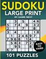 Sudoku Large Print 101 Puzzles Easy to Hard - Game Nest - 9781951791056