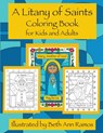 A Litany of Saints Coloring Book for Kids and Adults - Beth Ann Ramos - 9781959258124
