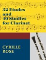 32 Etudes and 40 Studies for Clarinet - Cyrille Rose - 9781974899975