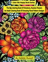 The Big Coloring Book OF Zhostovo, Russian Flowers: An Adult Coloring Book Of Amazing Floral Pattern Designs - Debbie Russell - 9781979356398