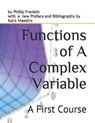 Functions of A Complex Variable: A First Course - Karo Maestro - 9781986851725
