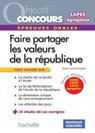 Les valeurs de la République aux concours - Epreuve orale de mise en situation professionnelle - Jean-Louis Auduc - 9782011614322