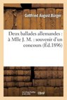 Deux Ballades Allemandes - BURGER,  Gottfried August - 9782013260558