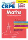 Objectif CRPE 2025 - Maths - épreuve écrite d'admissibilité - Erik Kermorvant ; Emmanuelle Servat ; Katia Odiot ; Joseph Sansonetti ; Jean-Christophe Tomasi - 9782017888406