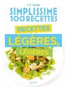 Simplissime 100 recettes légères, légères - Jean-François Mallet - 9782019458966