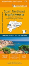 Aragon Cataluna - Michelin Regional Map 574 -  - 9782067184251