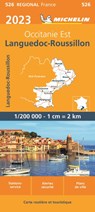 Michelin Wegenkaart 526 Languedoc-Roussillon 2023 -  - 9782067258556