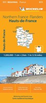 Nord-Pas-de-Calais, Picardy - Michelin Regional Map 511 -  - 9782067258631