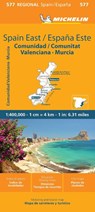 Spain East, Valencia, Murcia - Michelin Regional Map 577 -  - 9782067259041