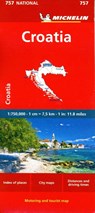 Croatia - Michelin National Map 757 -  - 9782067259645
